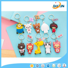 Lovely Various Cartoon Silicone Key Ring